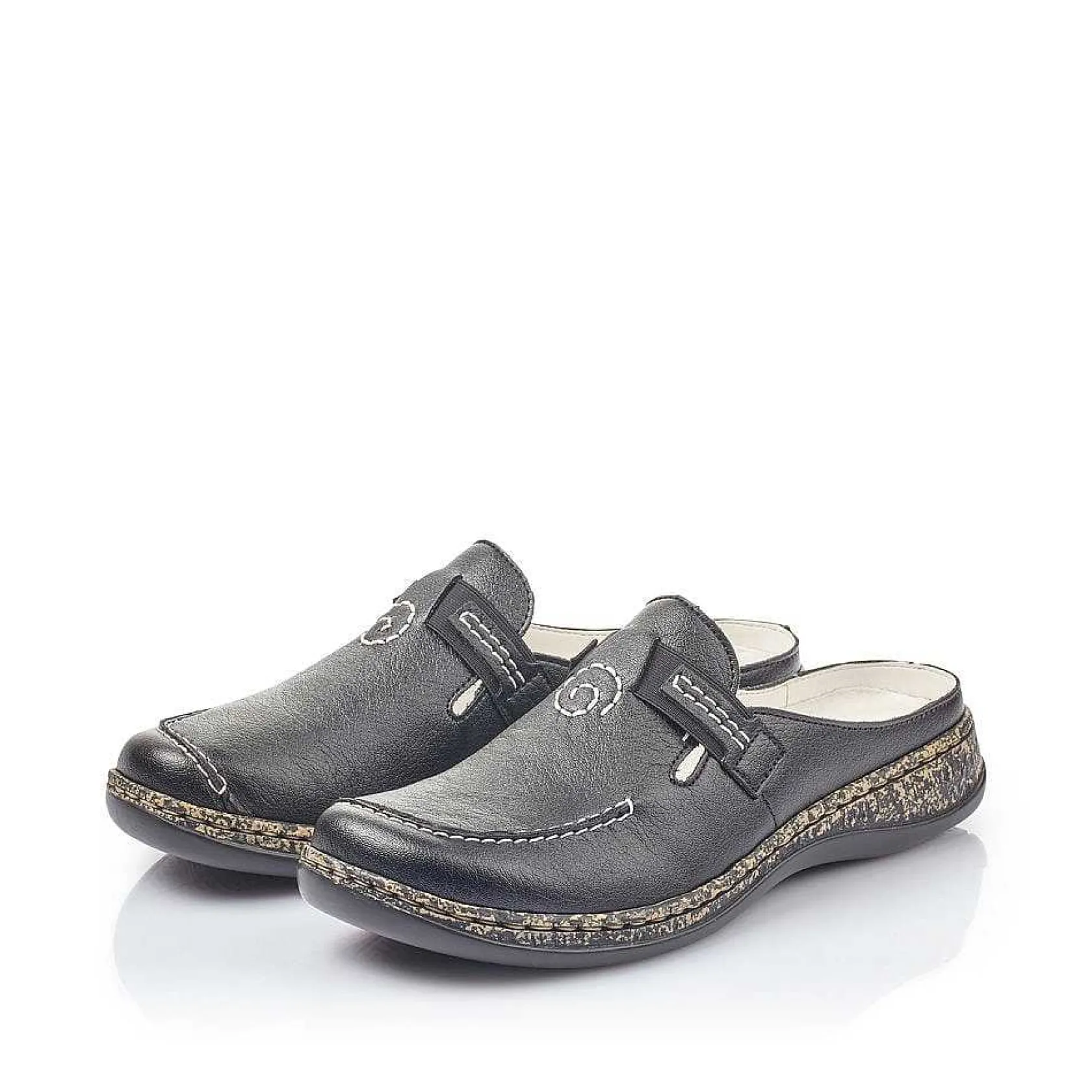 Rieker Low Shoes & Slippers-Women'S Clogs Jet Black