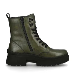 Rieker Ankle Boots & Boots-Women'S Corded Boots Army Green Black