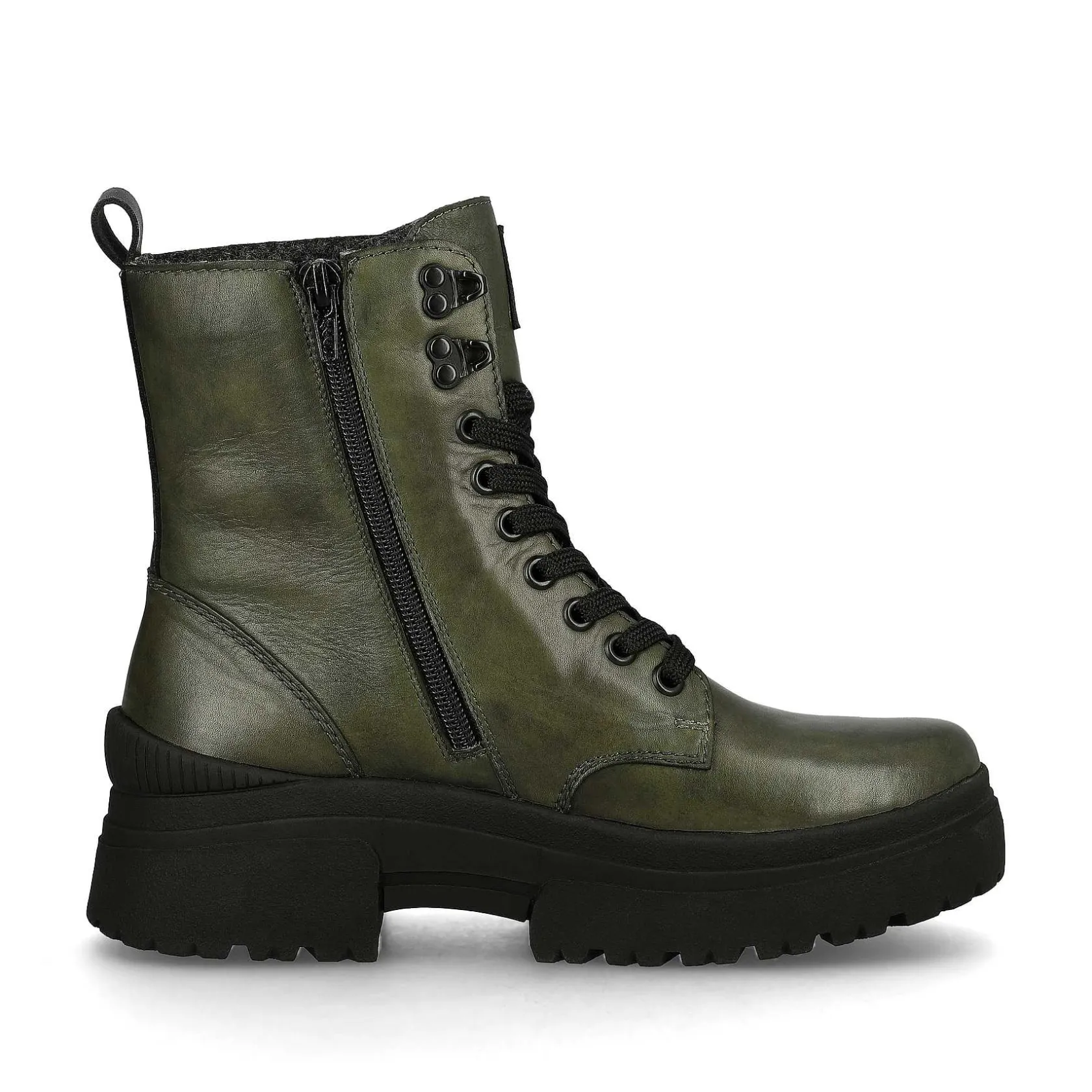 Rieker Ankle Boots & Boots-Women'S Corded Boots Army Green Black