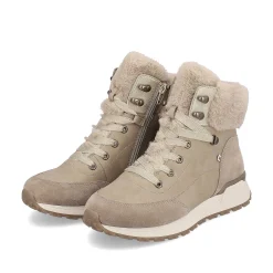 Rieker Ankle Boots & Boots-Women'S Corded Boots Champagne Beige