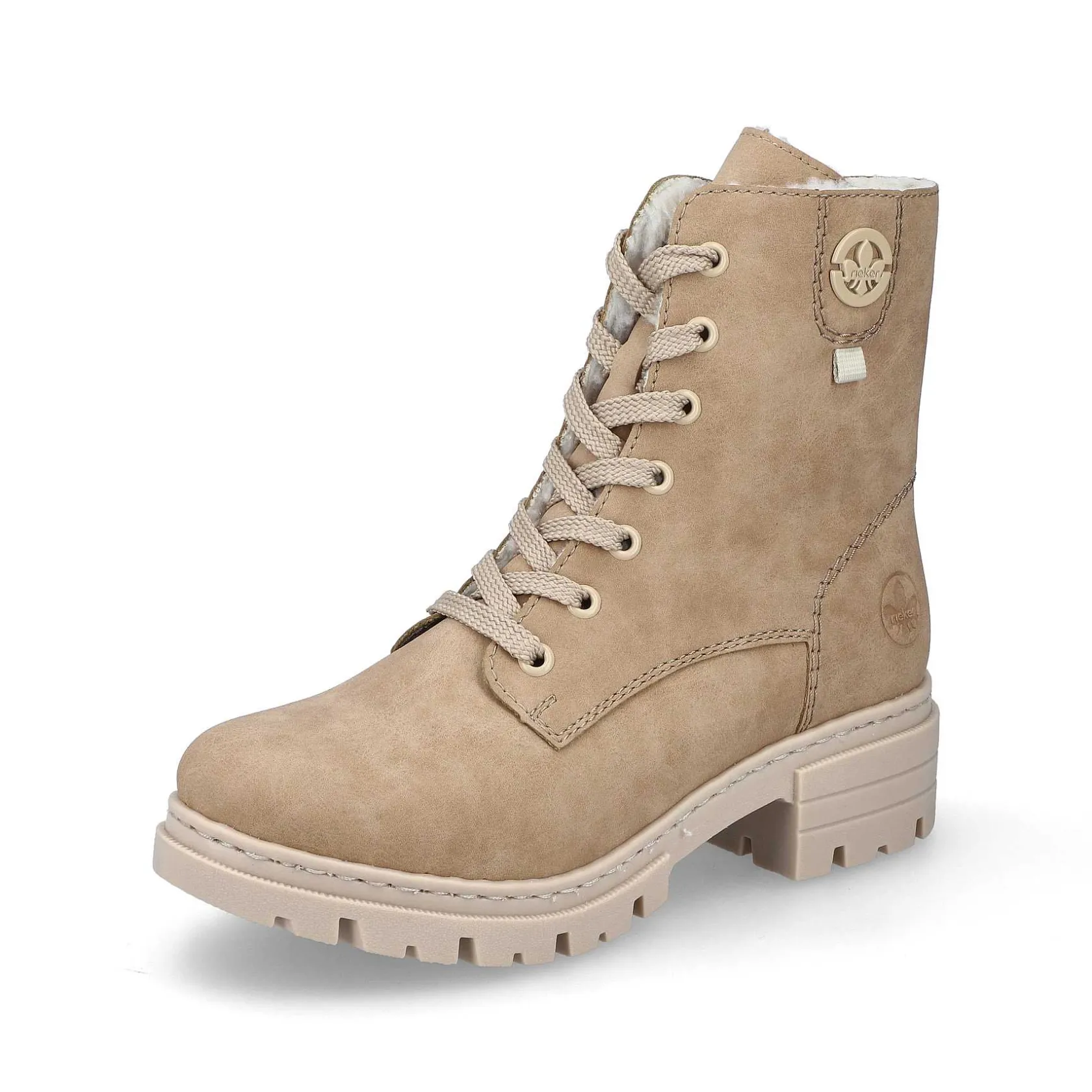 Rieker Ankle Boots & Boots-Women'S Corded Boots Brown Beige