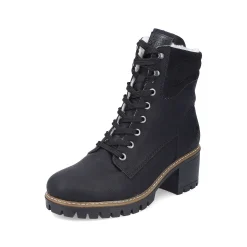 Rieker Ankle Boots & Boots-Women'S Corded Boots Deep Black