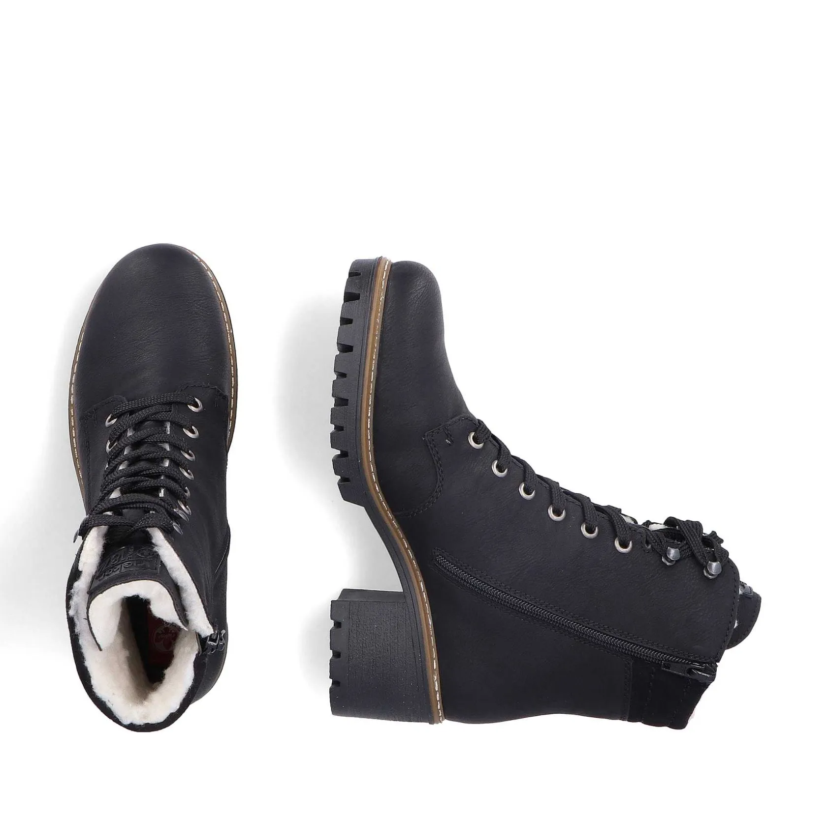 Rieker Ankle Boots & Boots-Women'S Corded Boots Deep Black