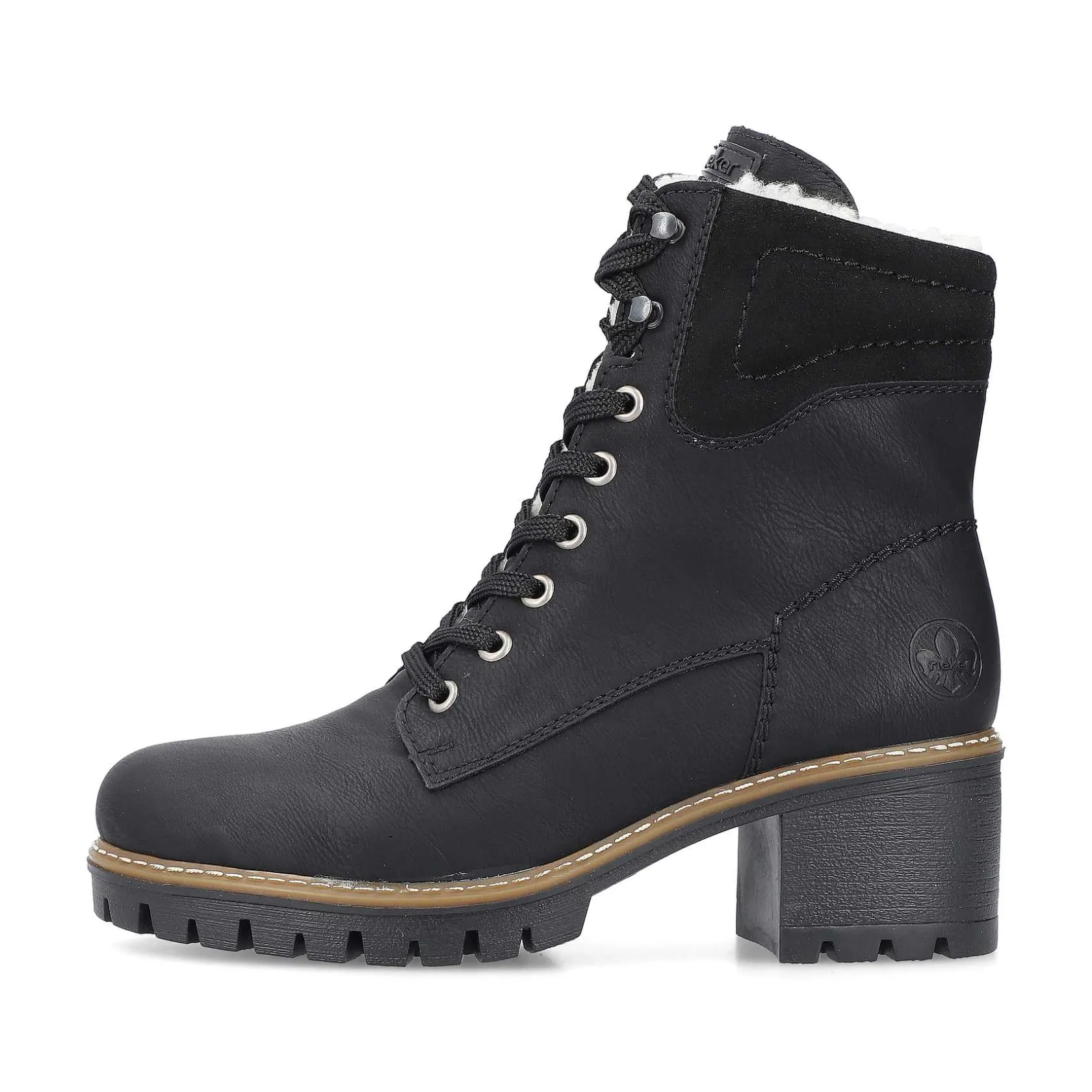 Rieker Ankle Boots & Boots-Women'S Corded Boots Deep Black