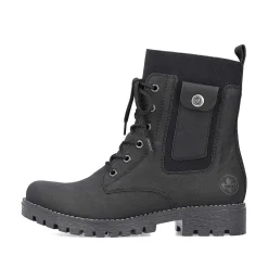 Rieker Ankle Boots & Boots-Women'S Corded Boots Deep Black
