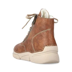 Rieker Ankle Boots & Boots-Women'S Corded Boots Chestnut Brown
