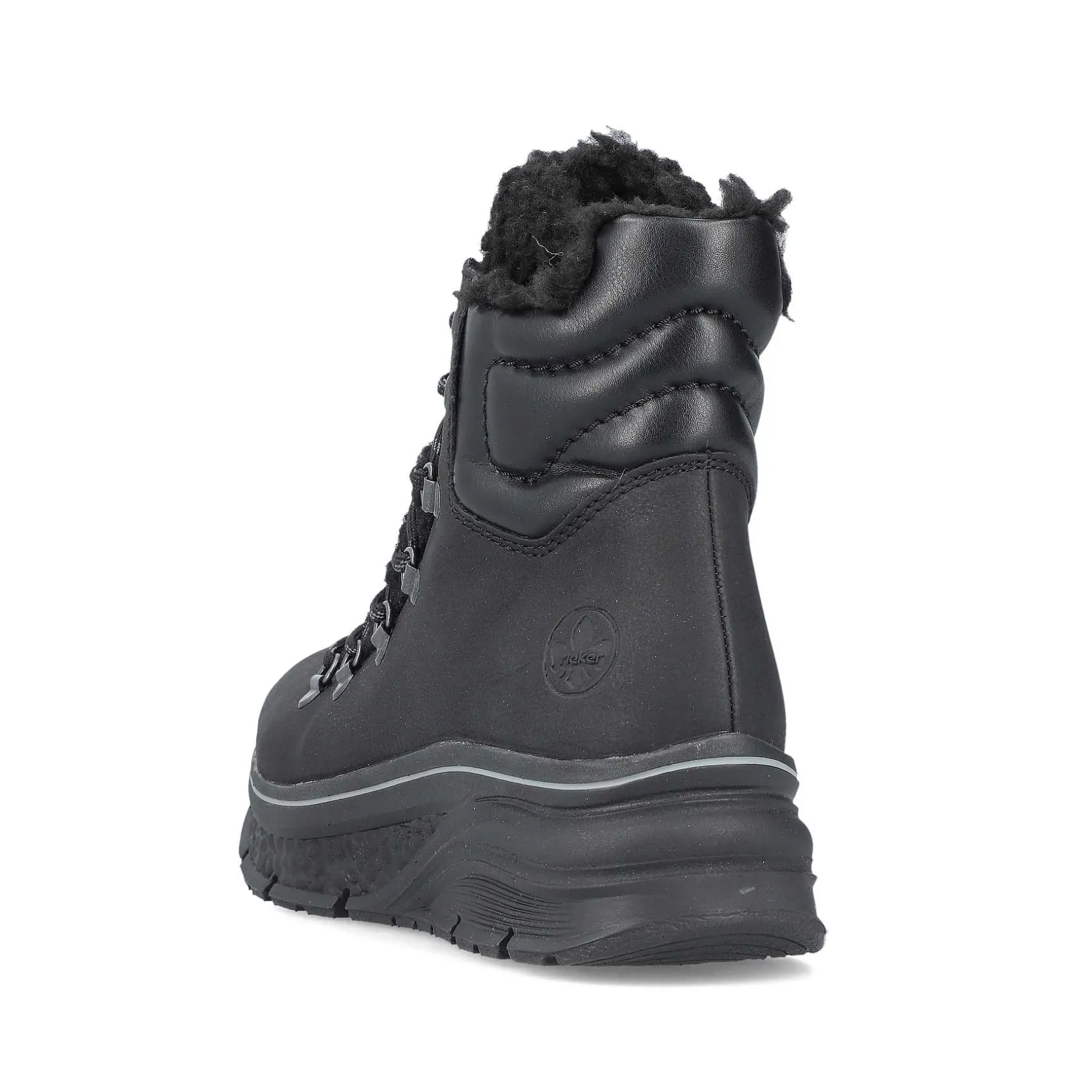 Rieker Ankle Boots & Boots-Women'S Corded Boots Asphalt Black