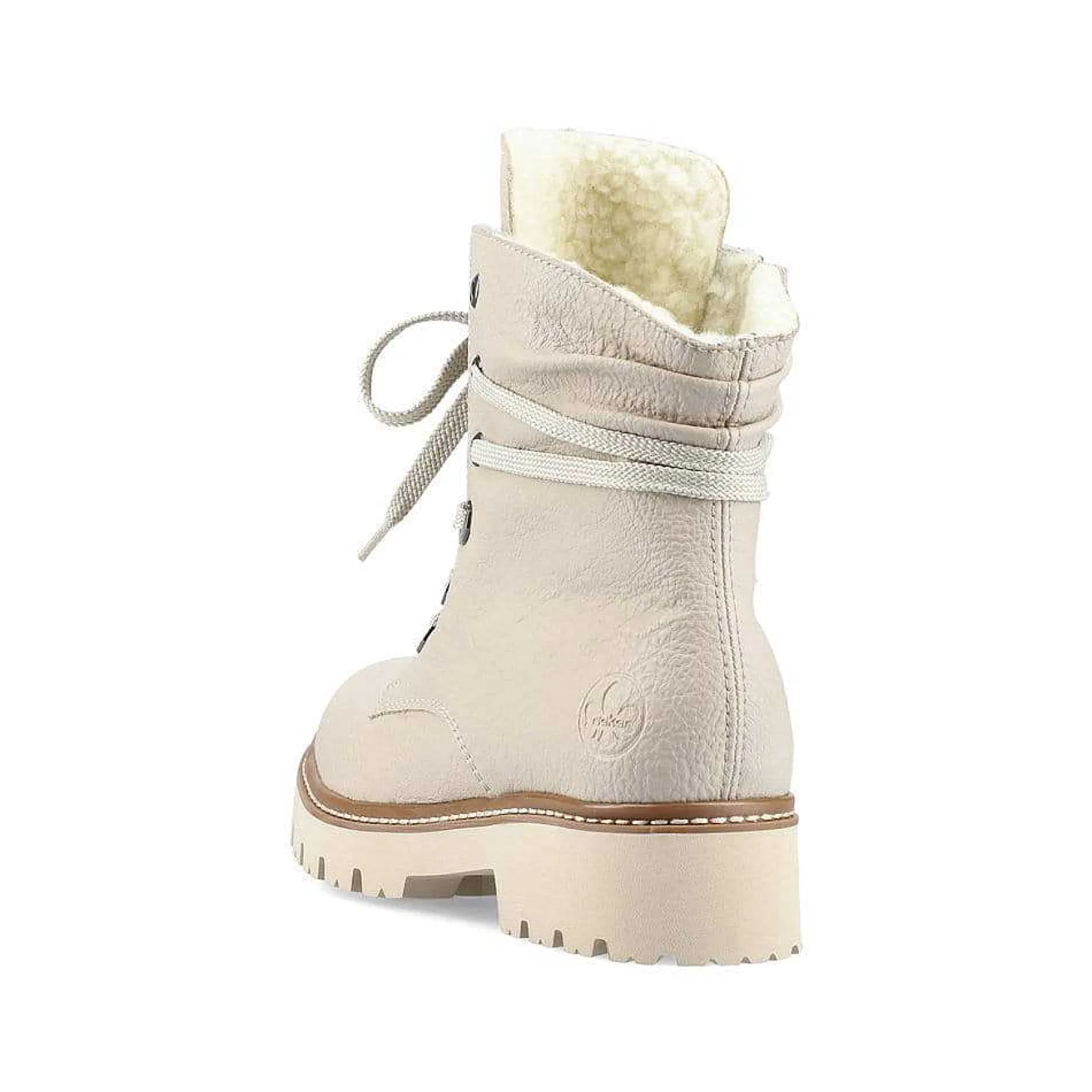 Rieker Ankle Boots & Boots-Women'S Corded Boots Cream Beige