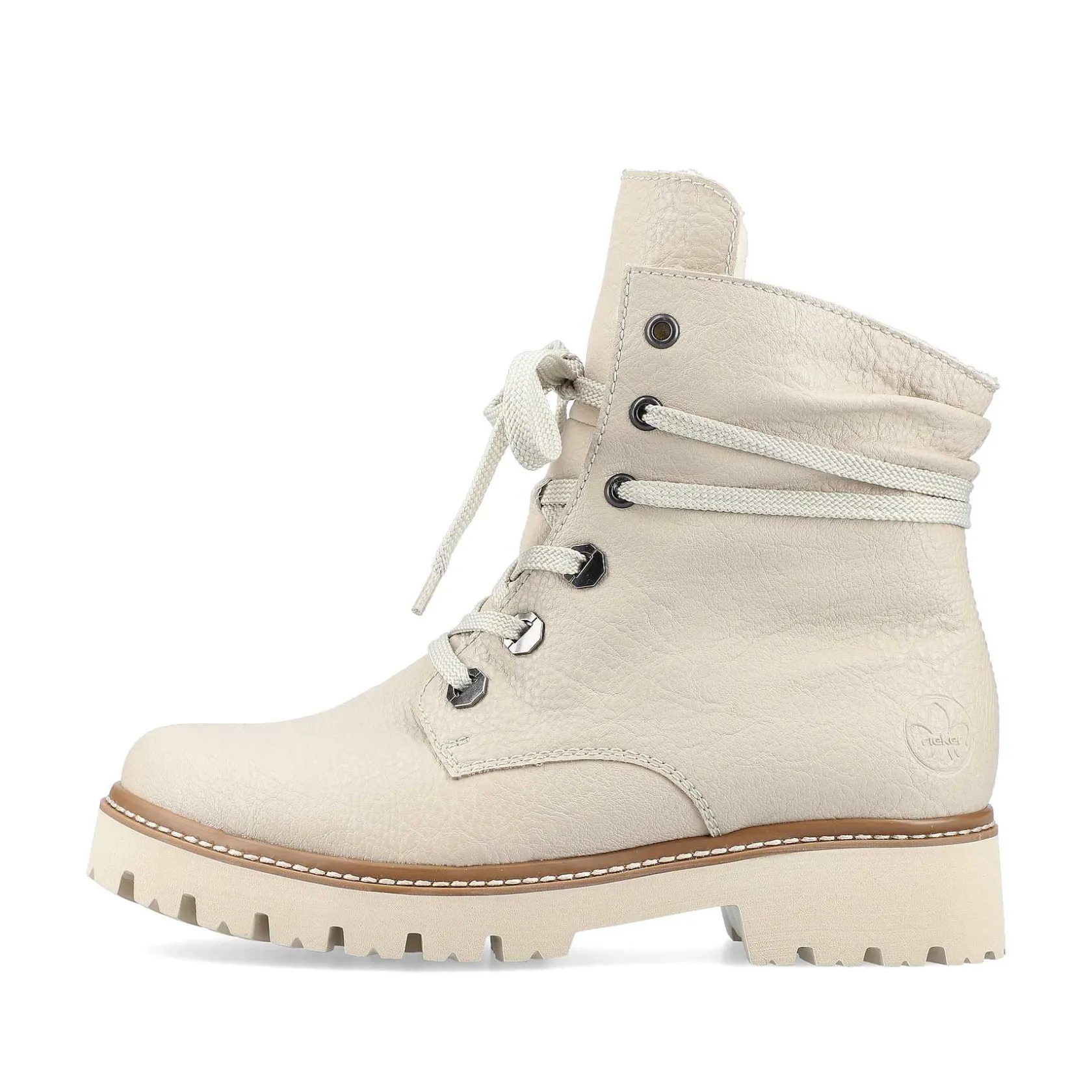 Rieker Ankle Boots & Boots-Women'S Corded Boots Cream Beige