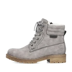 Rieker Ankle Boots & Boots-Women'S Corded Boots Silver Gray