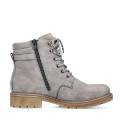 Rieker Ankle Boots & Boots-Women'S Corded Boots Silver Gray