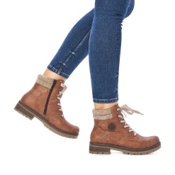 Rieker Ankle Boots & Boots-Women'S Corded Boots, Nut Brown