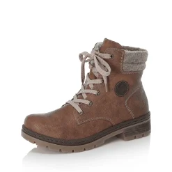 Rieker Ankle Boots & Boots-Women'S Corded Boots, Nut Brown