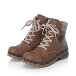 Rieker Ankle Boots & Boots-Women'S Corded Boots, Nut Brown
