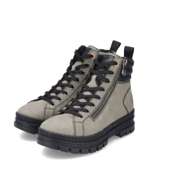 Rieker Ankle Boots & Boots-Women'S Corded Boots Grey-Green-Black