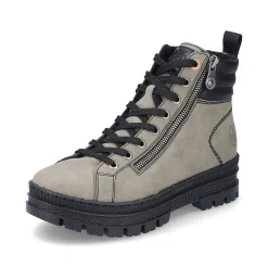 Rieker Ankle Boots & Boots-Women'S Corded Boots Grey-Green-Black
