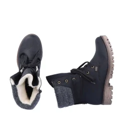 Rieker Ankle Boots & Boots-Women'S Corded Boots Night Black