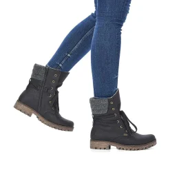 Rieker Ankle Boots & Boots-Women'S Corded Boots Night Black