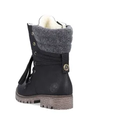 Rieker Ankle Boots & Boots-Women'S Corded Boots Night Black