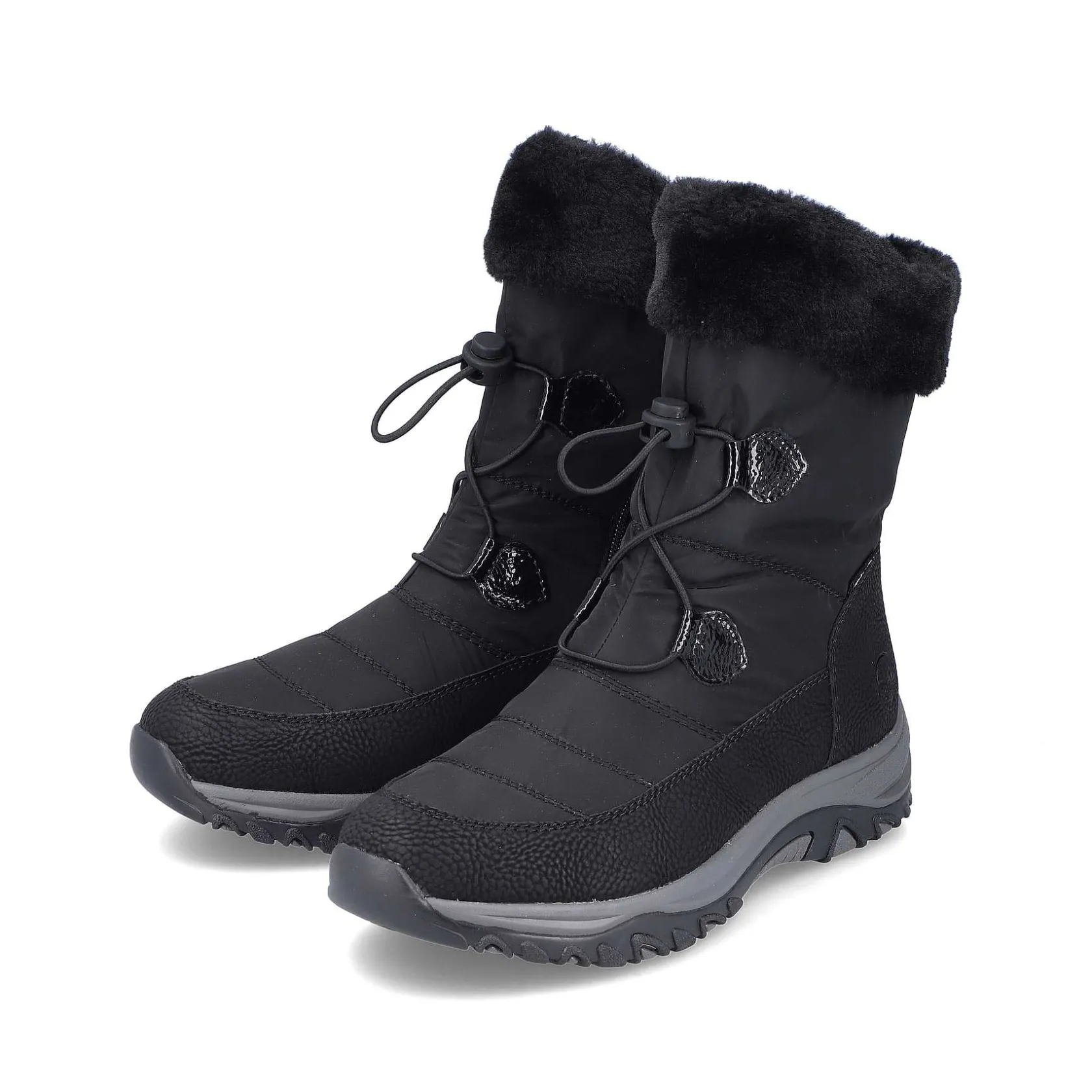 Rieker Ankle Boots & Boots-Women'S Corded Boots Night Black