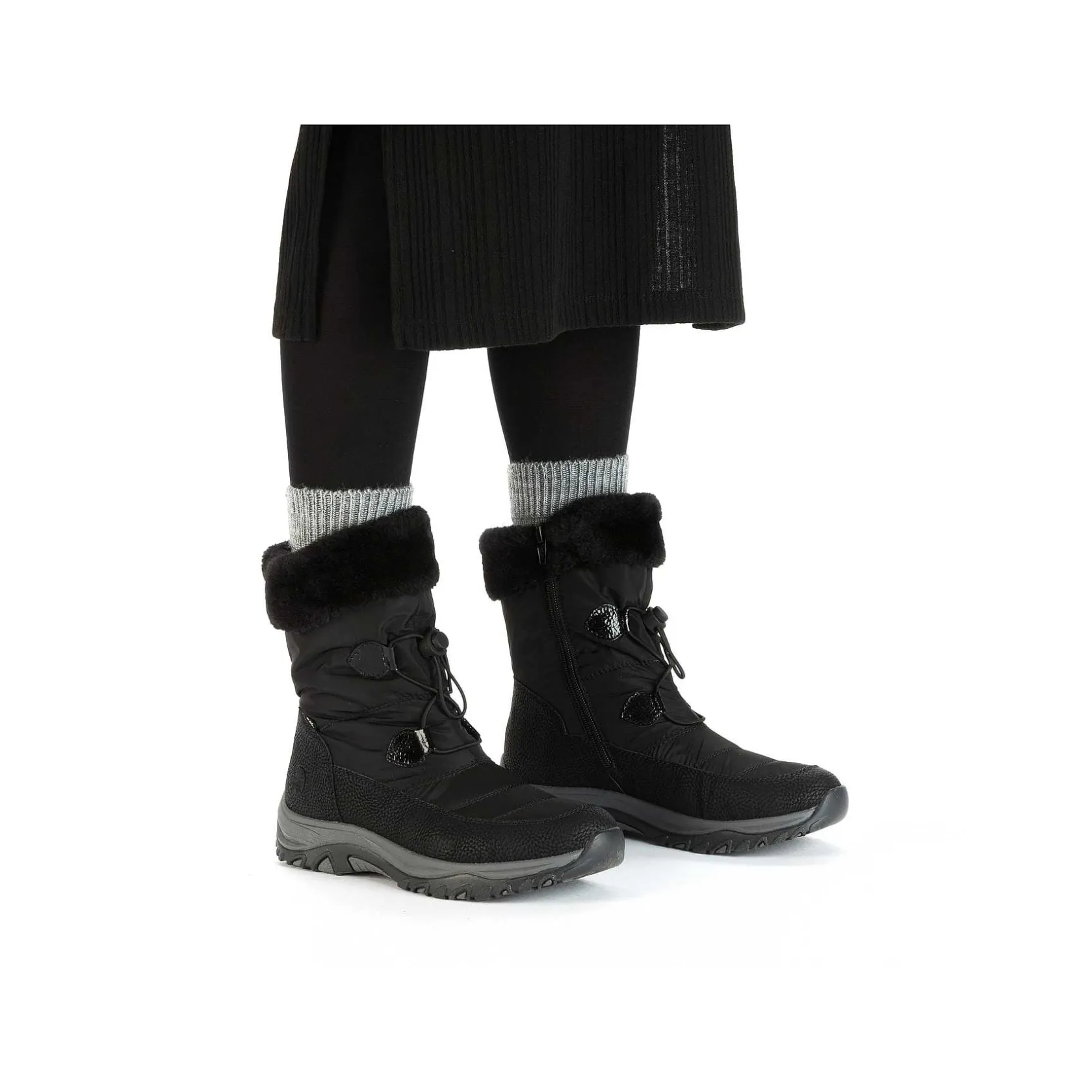 Rieker Ankle Boots & Boots-Women'S Corded Boots Night Black