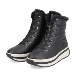 Rieker Ankle Boots & Boots-Women'S Corded Boots Deep Black