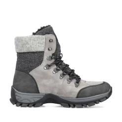 Rieker Ankle Boots & Boots-Women'S Corded Boots Silver Gray