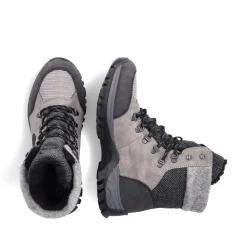 Rieker Ankle Boots & Boots-Women'S Corded Boots Silver Gray