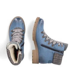 Rieker Ankle Boots & Boots-Women'S Corded Boots, Slate Blue