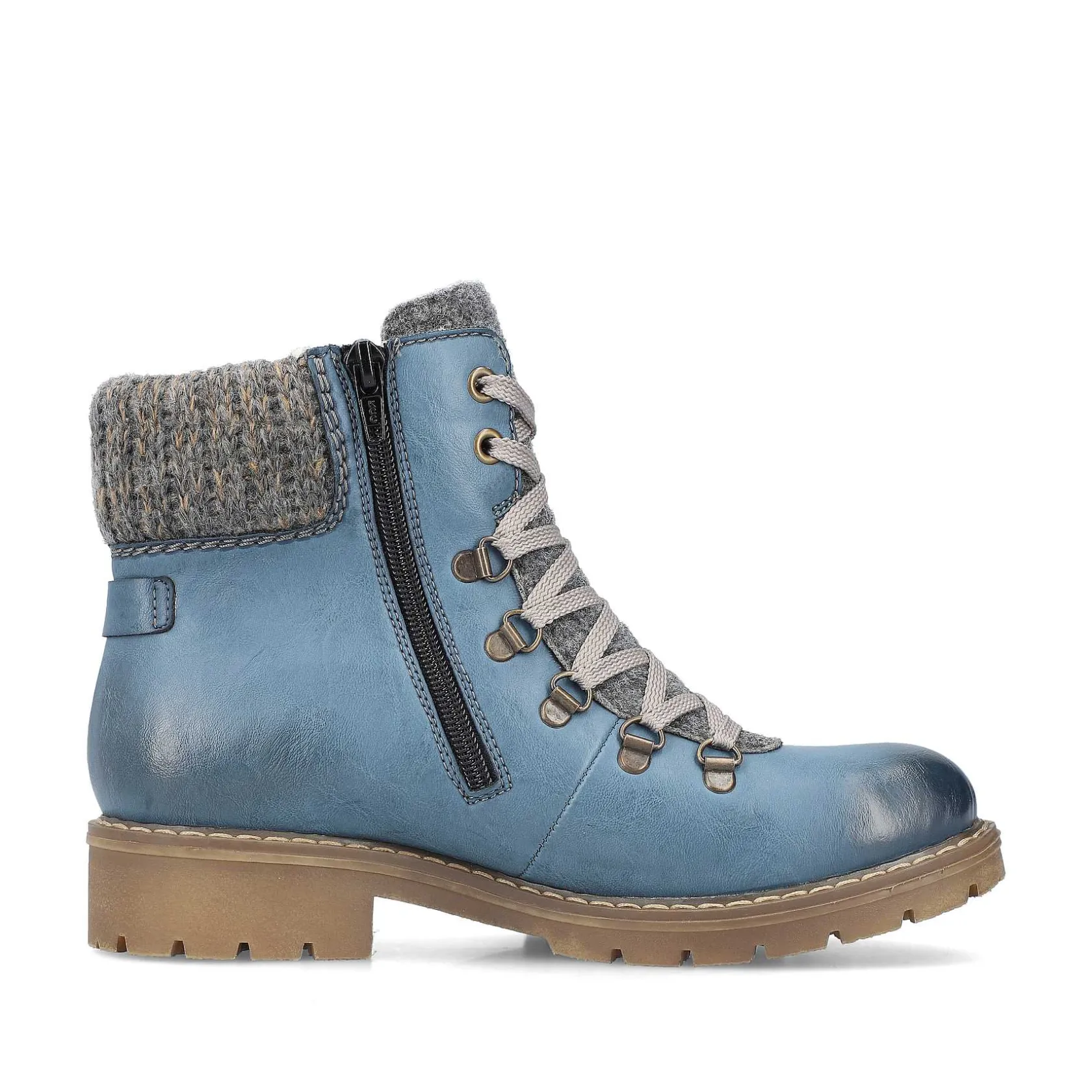 Rieker Ankle Boots & Boots-Women'S Corded Boots, Slate Blue