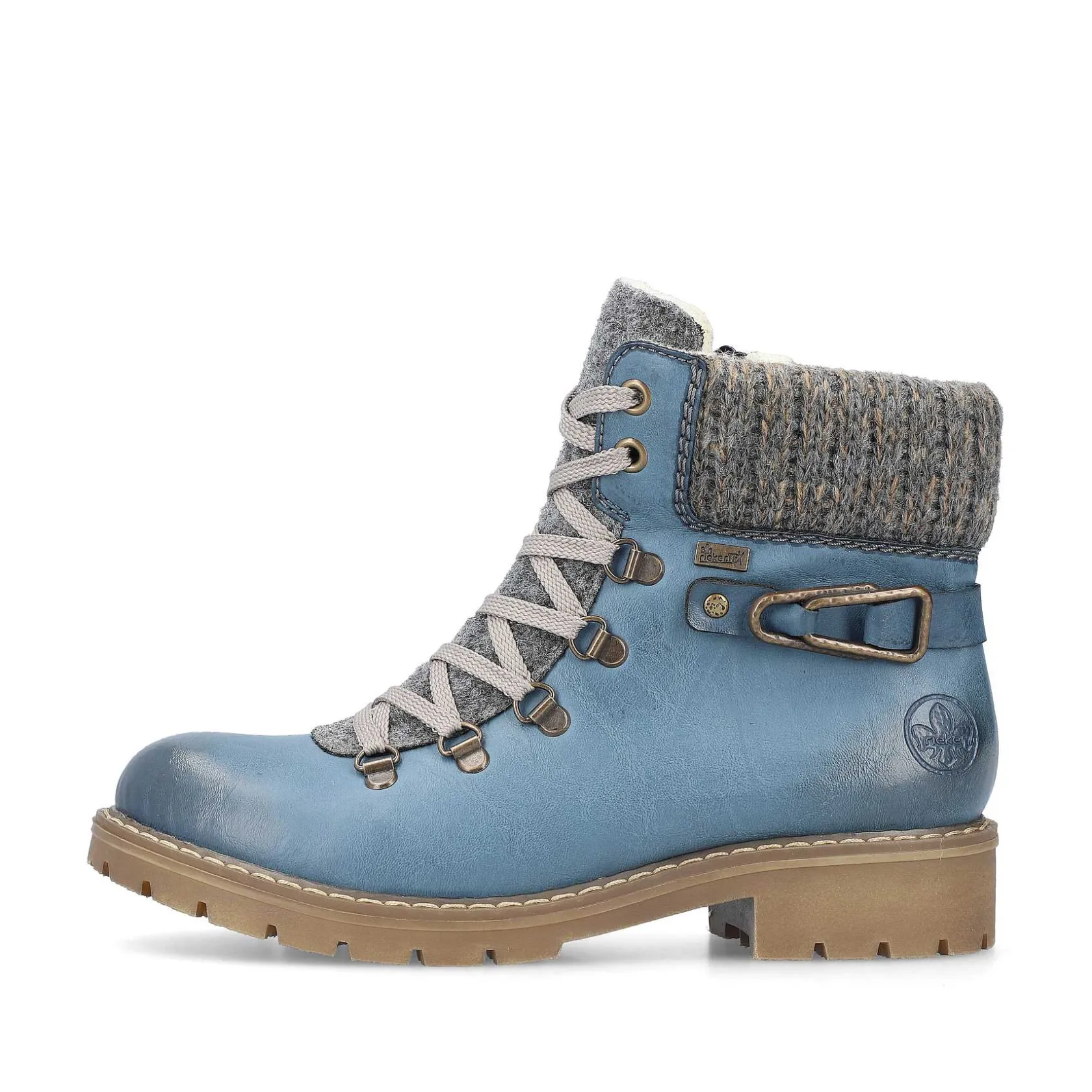 Rieker Ankle Boots & Boots-Women'S Corded Boots, Slate Blue