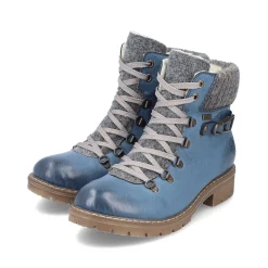 Rieker Ankle Boots & Boots-Women'S Corded Boots, Slate Blue