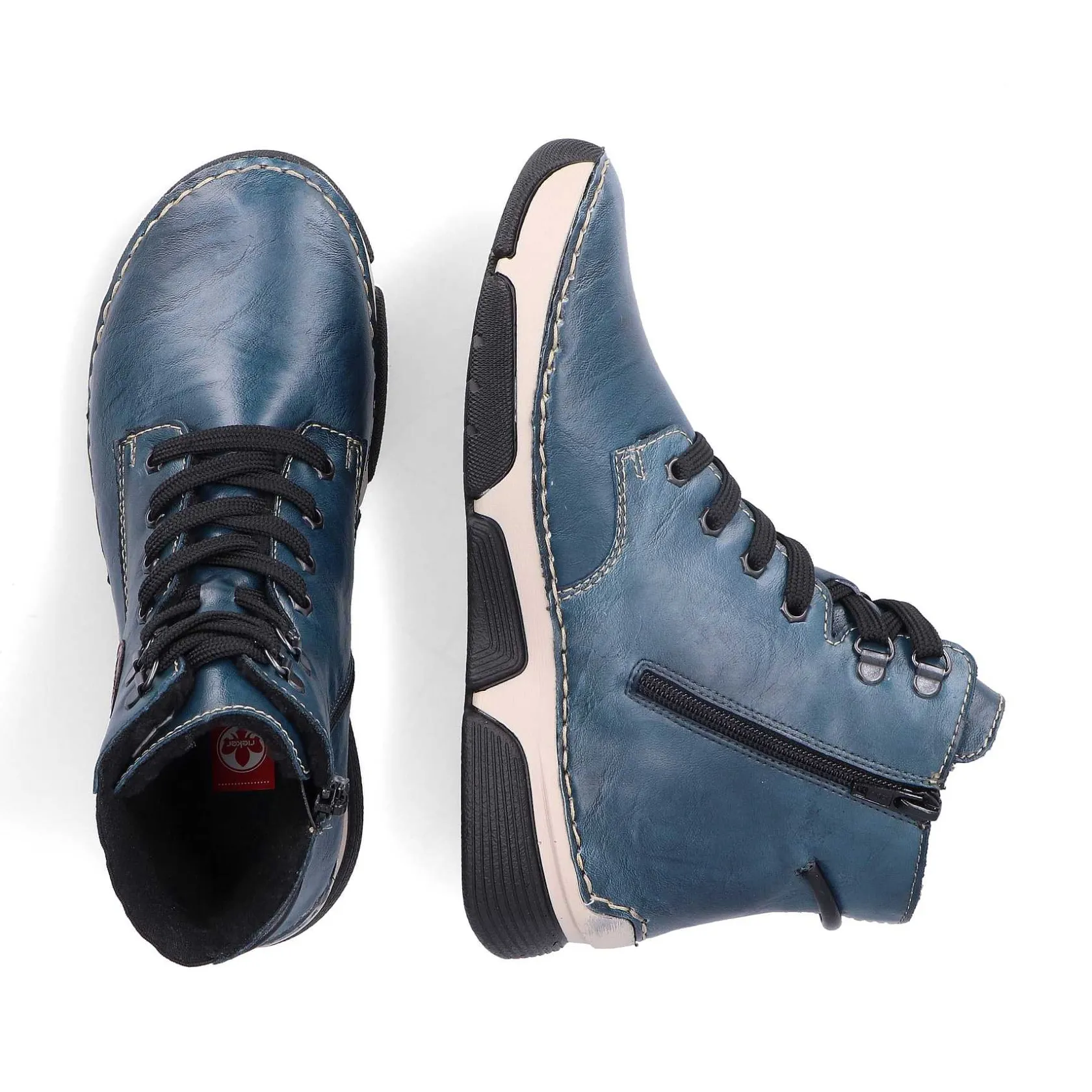 Rieker Ankle Boots & Boots-Women'S Corded Boots Cyan Blue