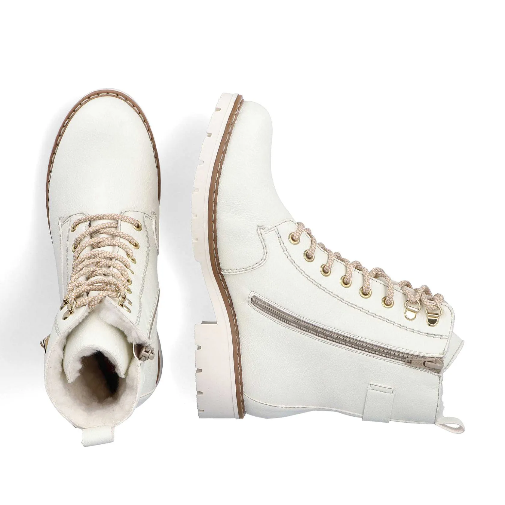 Rieker Ankle Boots & Boots-Women'S Corded Boots Pure White