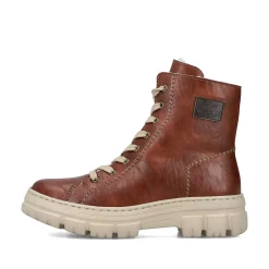 Rieker Ankle Boots & Boots-Women'S Corded Boots Chestnut Brown