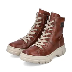 Rieker Ankle Boots & Boots-Women'S Corded Boots Chestnut Brown