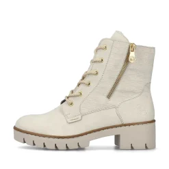 Rieker Ankle Boots & Boots-Women'S Corded Boots Cream Beige