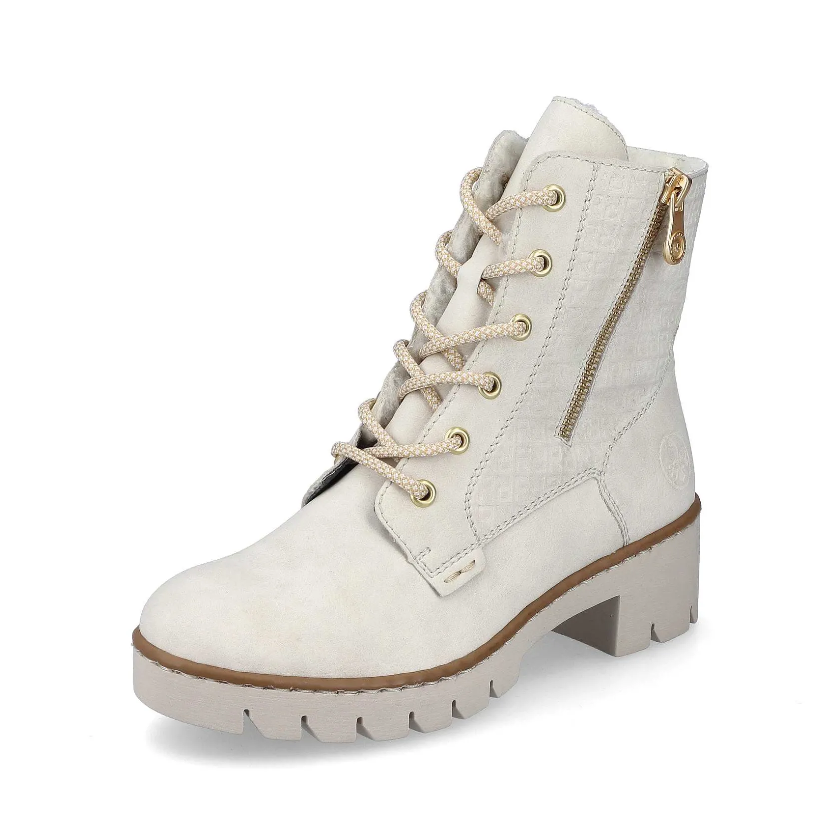 Rieker Ankle Boots & Boots-Women'S Corded Boots Cream Beige