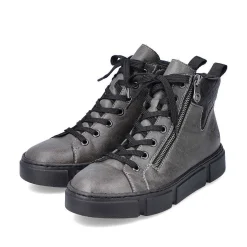 Rieker Ankle Boots & Boots-Women'S Corded Boots Anthracite