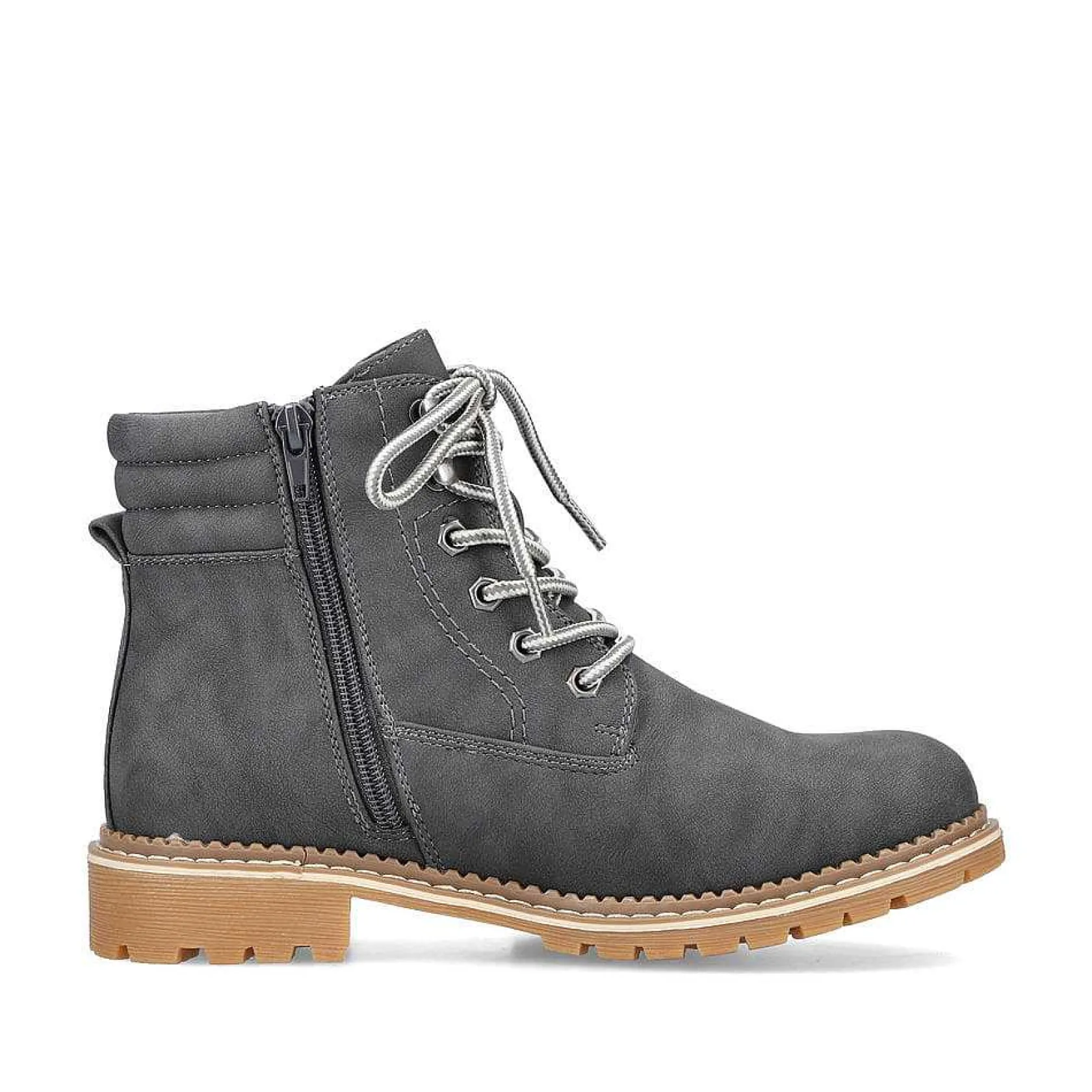 Rieker Ankle Boots & Boots-Women'S Corded Boots Granite Gray