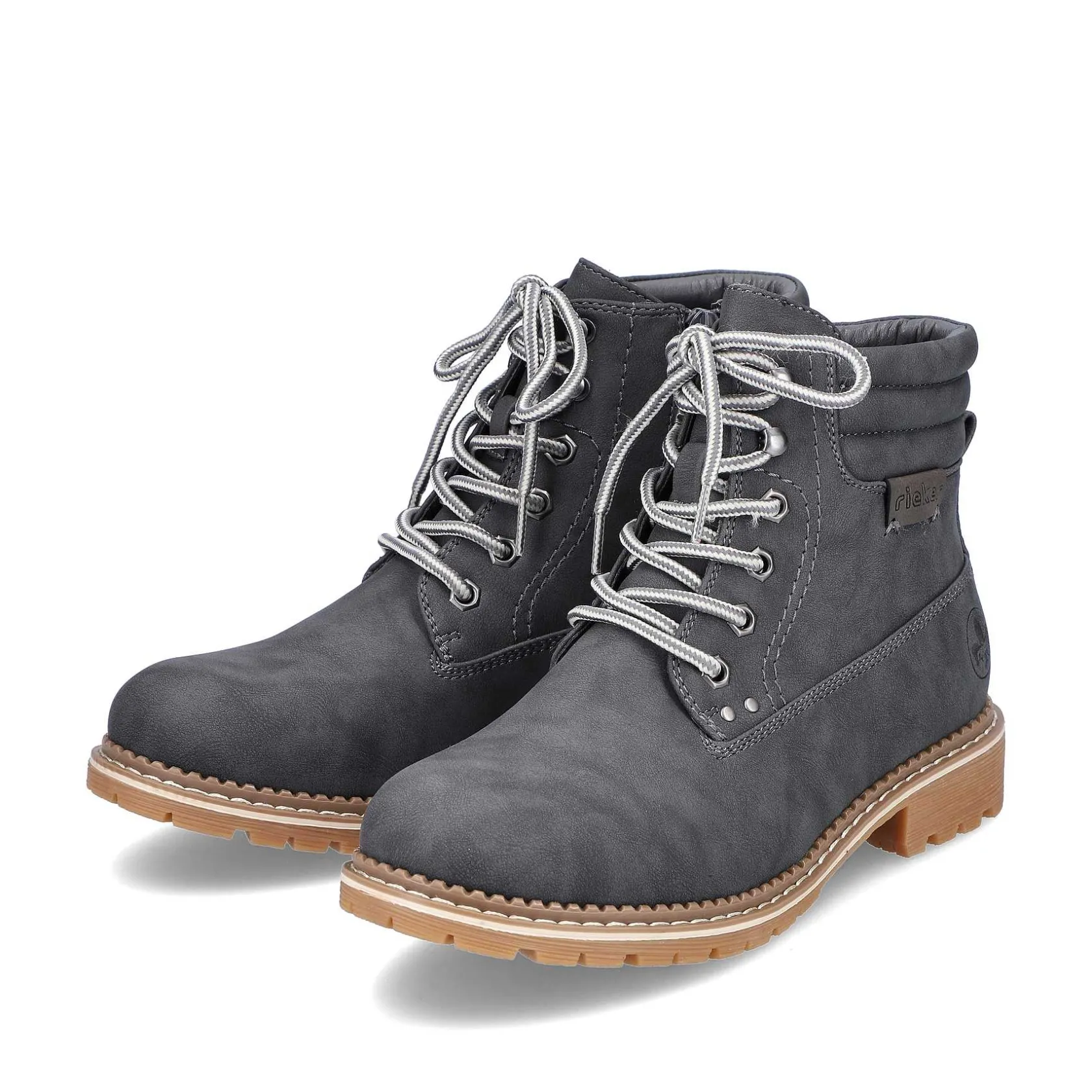 Rieker Ankle Boots & Boots-Women'S Corded Boots Granite Gray