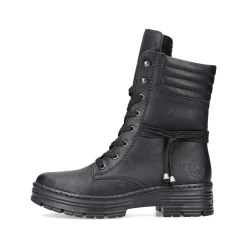 Rieker Ankle Boots & Boots-Women'S Corded Boots Deep Black