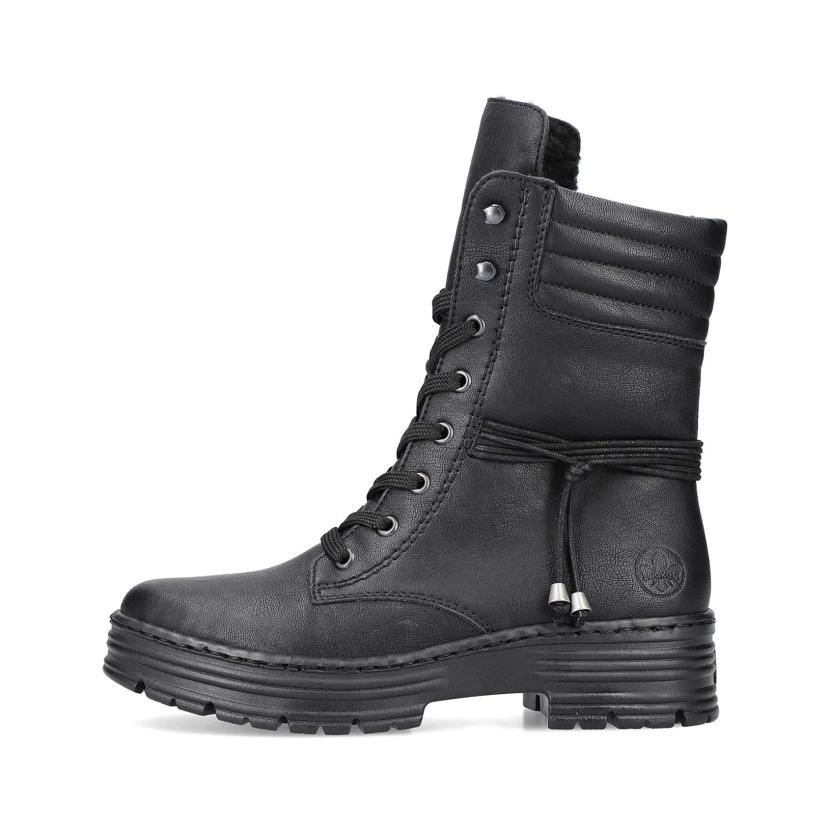 Rieker Ankle Boots & Boots-Women'S Corded Boots Deep Black