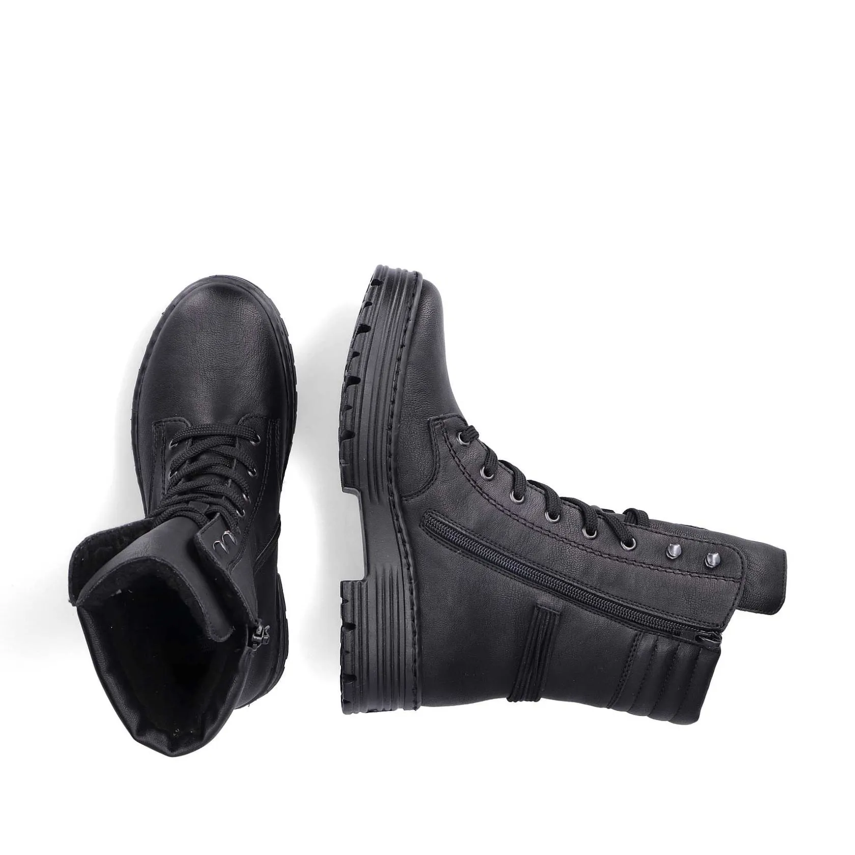 Rieker Ankle Boots & Boots-Women'S Corded Boots Deep Black