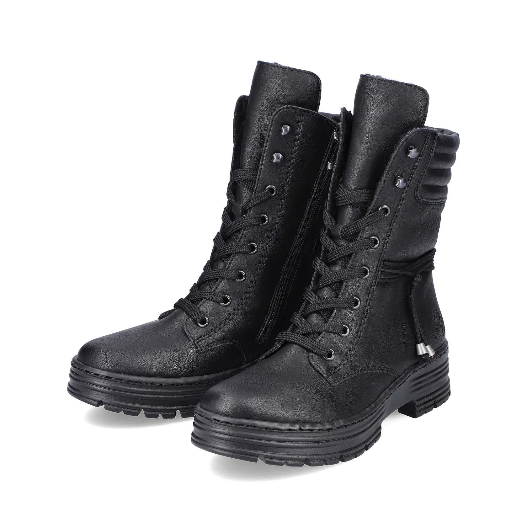 Rieker Ankle Boots & Boots-Women'S Corded Boots Deep Black