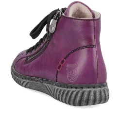 Rieker Ankle Boots & Boots-Women'S Corded Boots Aubergine-Black