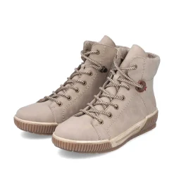 Rieker Ankle Boots & Boots-Women'S Corded Boots Cream Beige