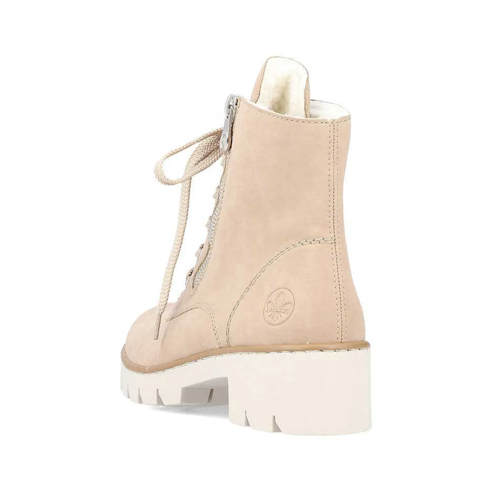 Rieker Ankle Boots & Boots-Women'S Corded Boots Cream Beige