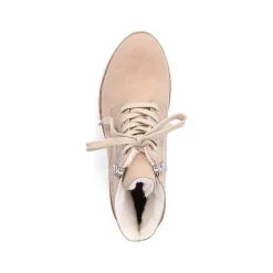 Rieker Ankle Boots & Boots-Women'S Corded Boots Cream Beige