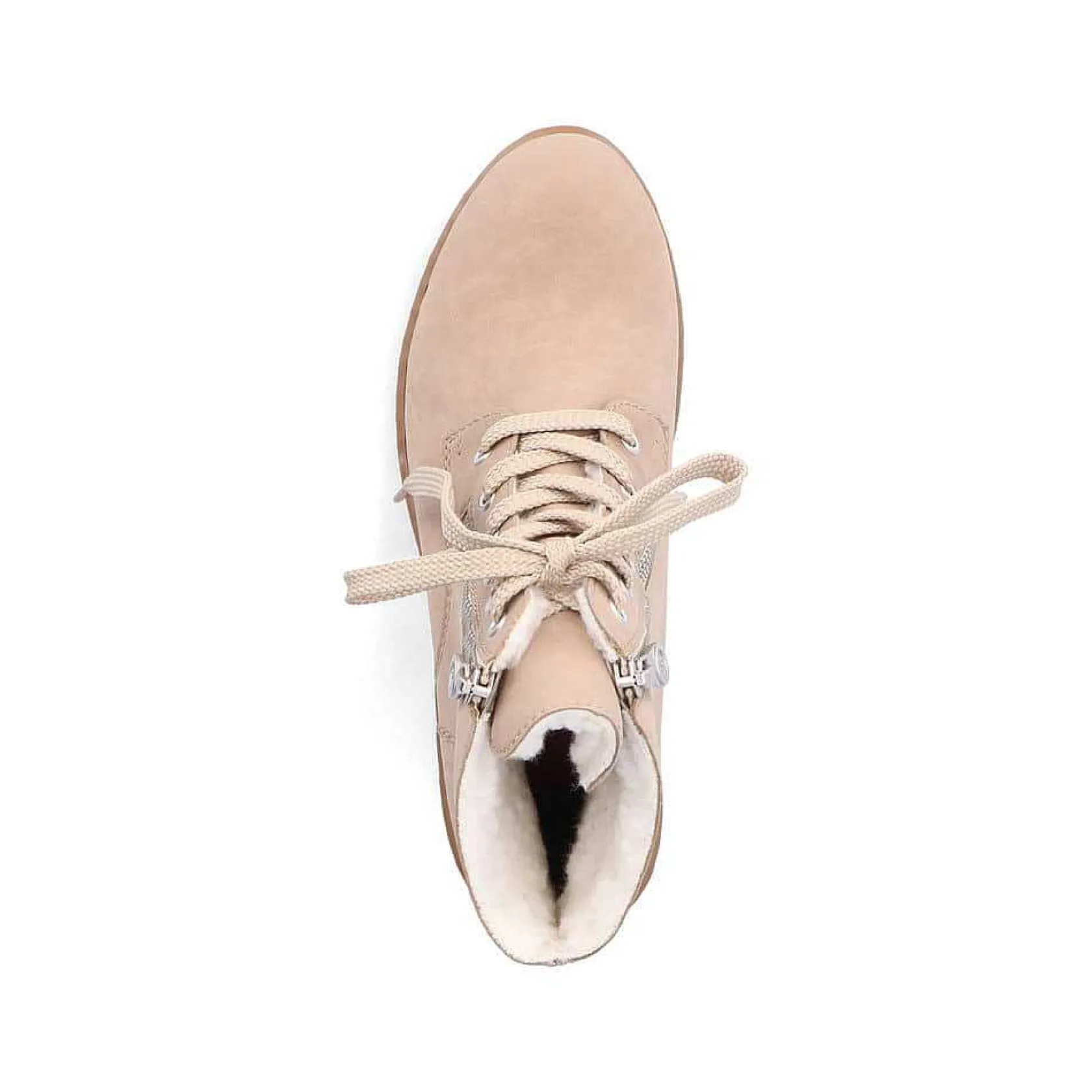 Rieker Ankle Boots & Boots-Women'S Corded Boots Cream Beige
